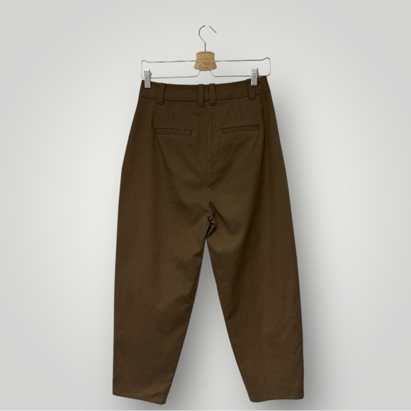 FRANK AND OAK AMELIA BALLOON PANT IN BROWN Sz 4 - Picture 7 of 14